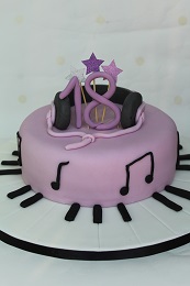 18th birthday music cake